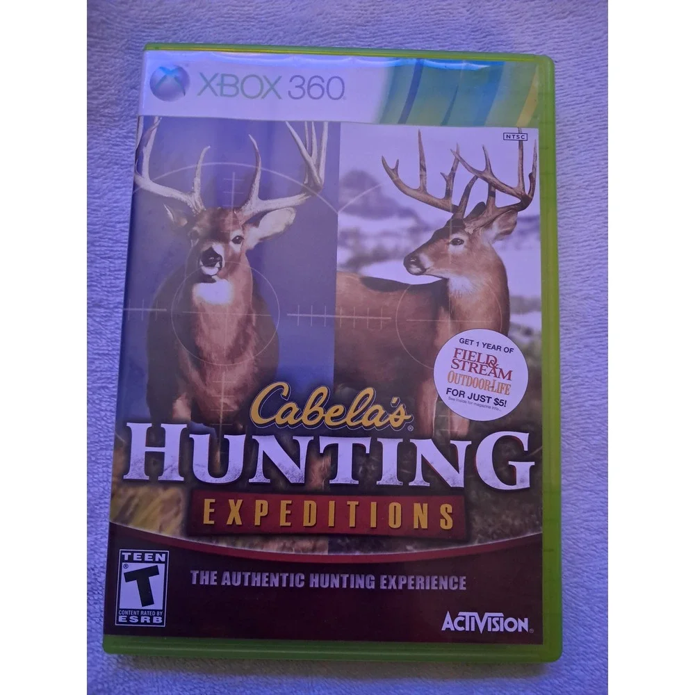 Cabelas Hunting Expeditions Xbox 360 Game Activision Complete with Manual